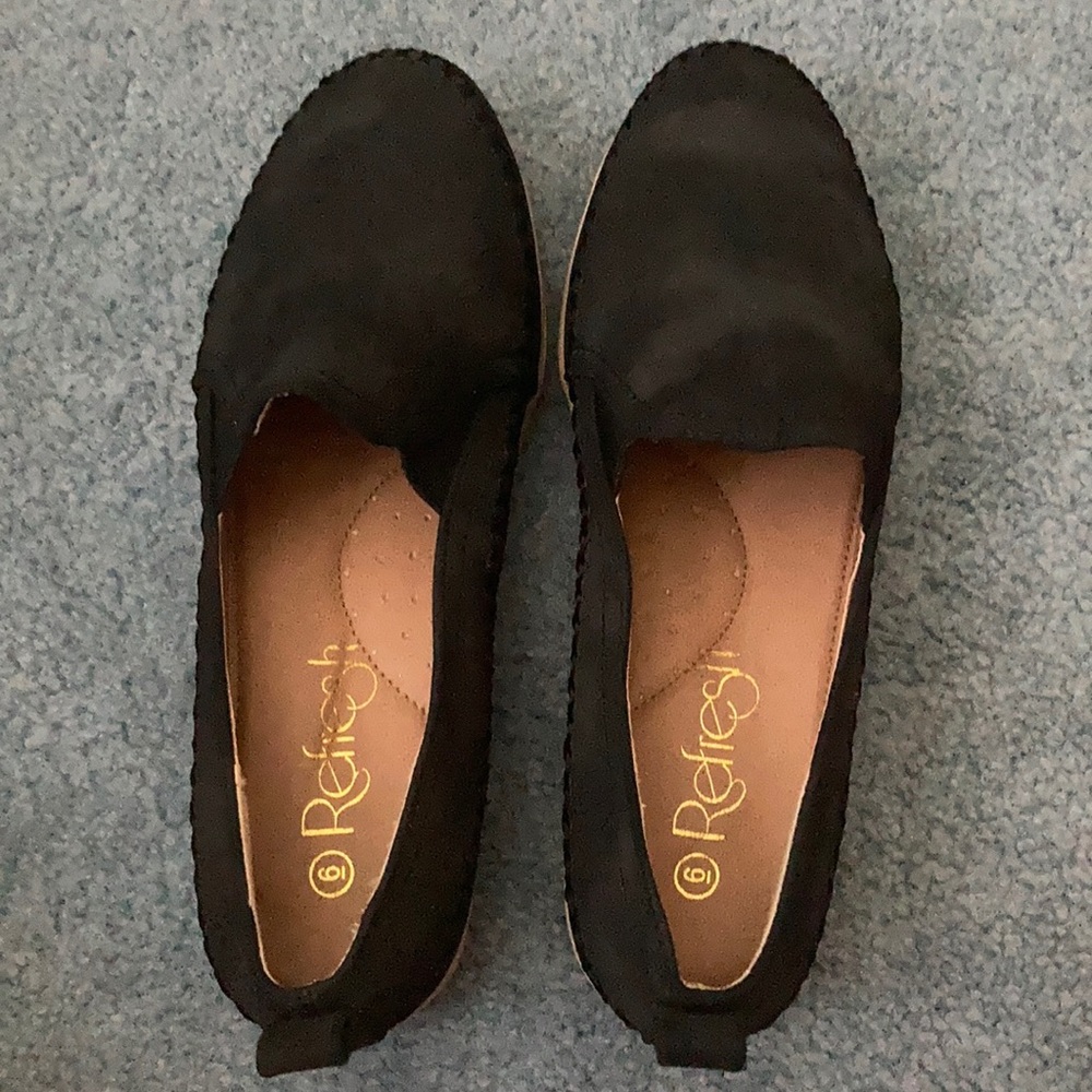 Black loafers brand new